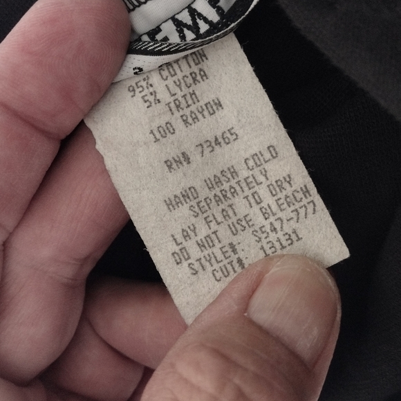 VINTAGE Black Fringe Skirt 90 S_Contempo Casuals SZ Large Stretch/ See Pics Rare - Picture 3 of 14